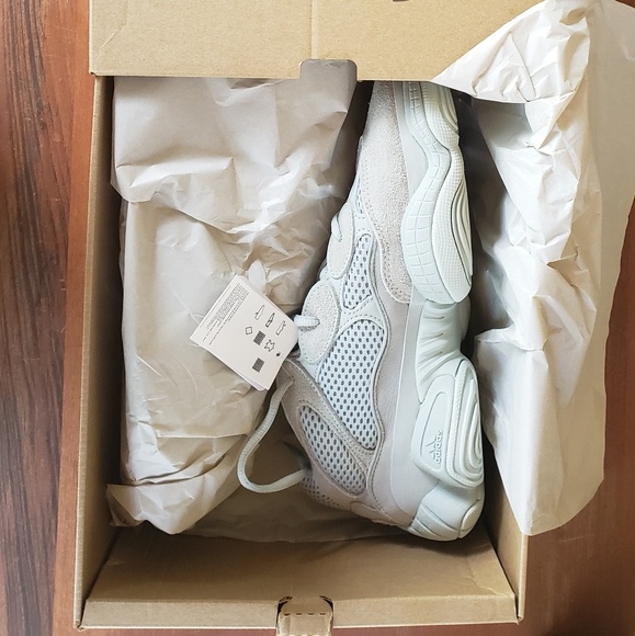 ***SOLD!!!***NWT Yeezy 500 Boost Salt Sz 10 - Picture 3 of 8